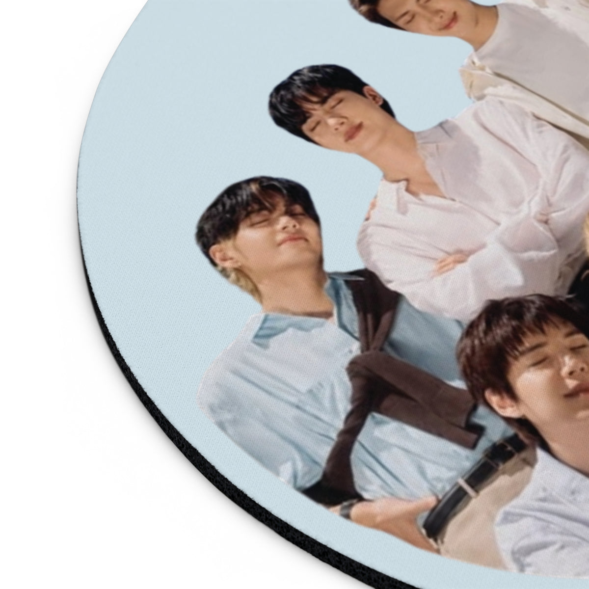K-pop Inspired Group Family Photo 2026 Mouse Pad