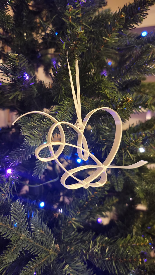 K-pop Inspired Heart Christmas Tree Ornament