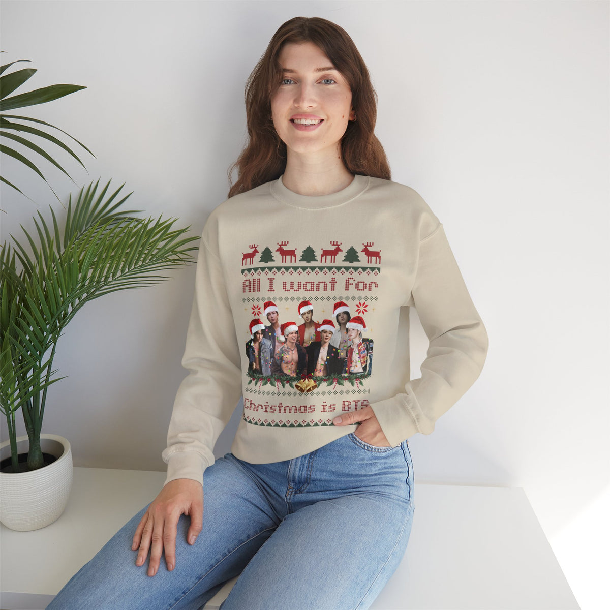 All I want for Christmas! Unisex Heavy Blend™ Crewneck Sweatshirt