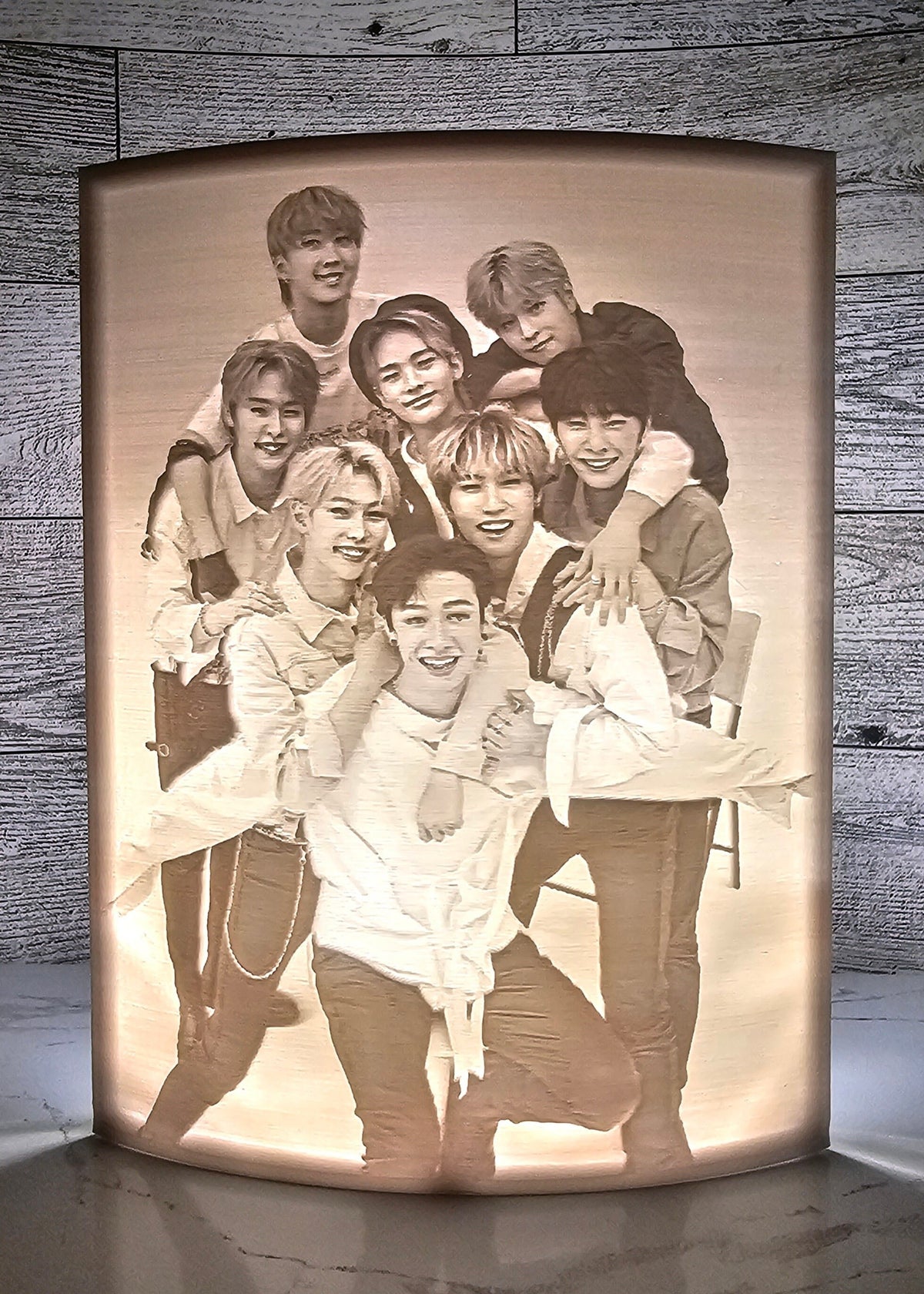 K-Pop - Straykids SKZ - Group Photo Lithophanes Picture lights