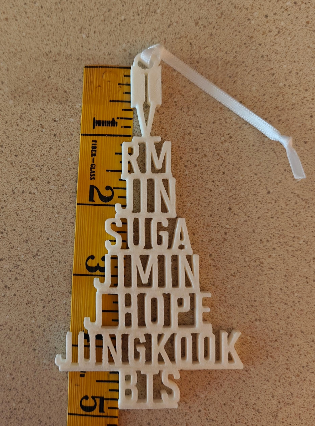 K-pop Inspired Members Names Christmas Tree Ornament