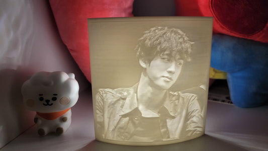 K-Pop - Jin - Lithophane 3d picture light