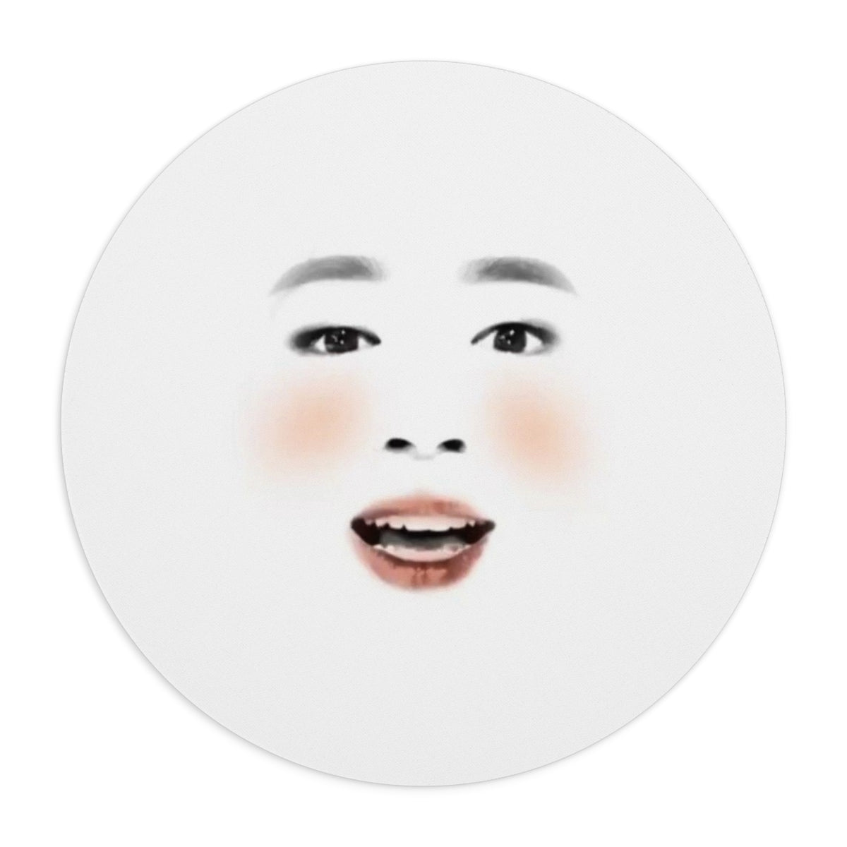 Jimin inspired funny white filter meme Mouse Pad