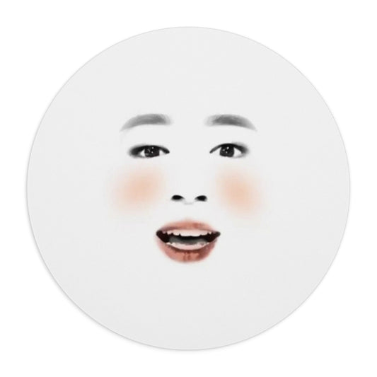 Jimin inspired funny white filter meme Mouse Pad
