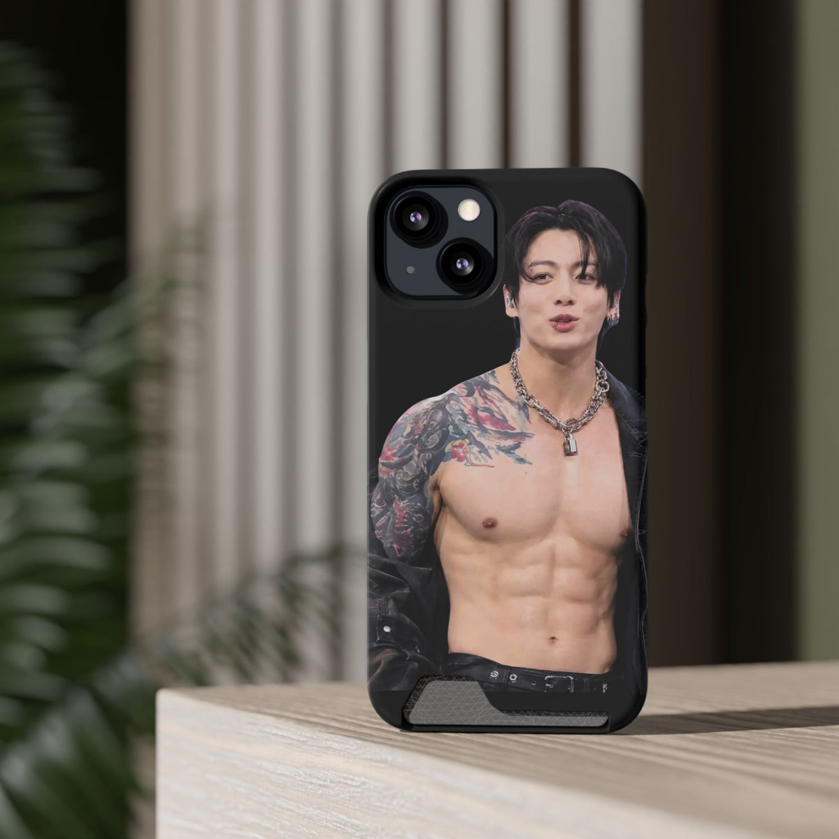 Jungkook in LA, I'm Jungshook! Phone Case With Card Holder