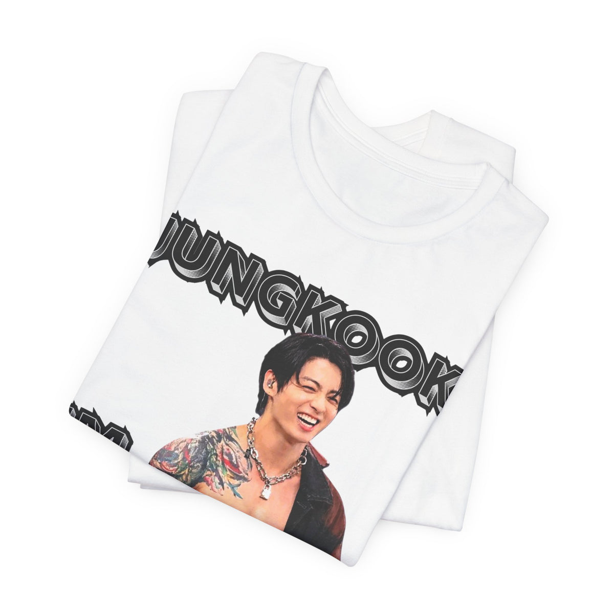 Jungkook Im Jungshook (no star background) Unisex Jersey Short Sleeve Tee