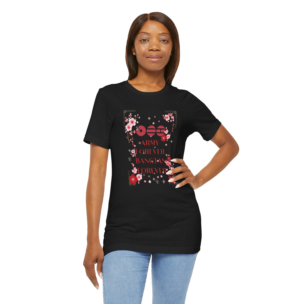 Apobangpo Forever K-pop inspired Unisex Jersey Short Sleeve Tee