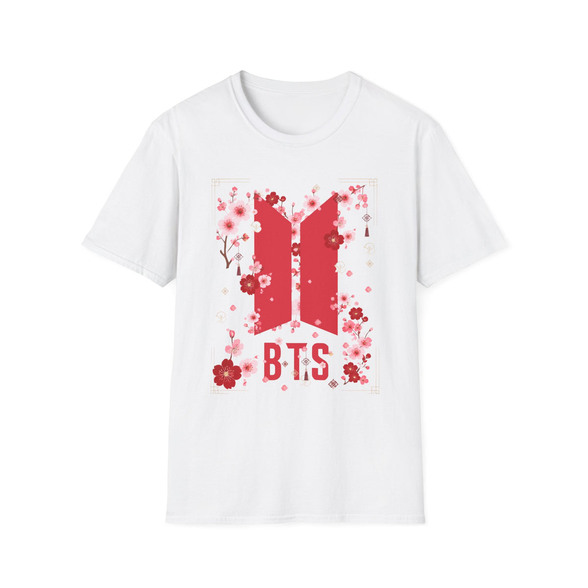 K-pop inspired Cherry Blossoms Unisex Softstyle T-Shirt