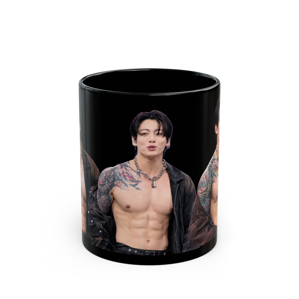 Jungkook Inspired Absolutely Jungshook Black Mug (11oz, 15oz)