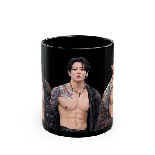 Jungkook Inspired Absolutely Jungshook Black Mug (11oz, 15oz)
