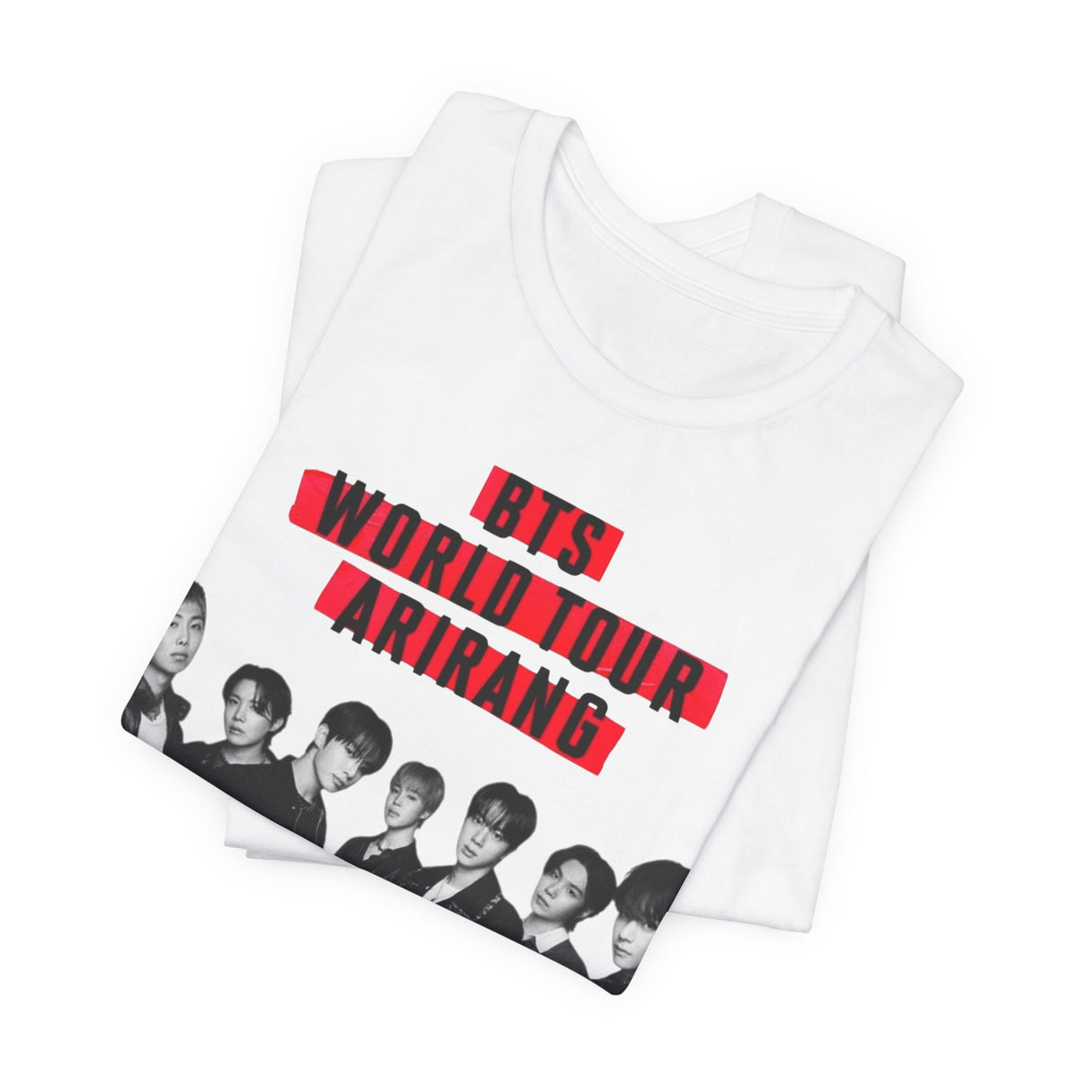 Unofficial K-pop World Tour Unisex Jersey Short Sleeve Tee