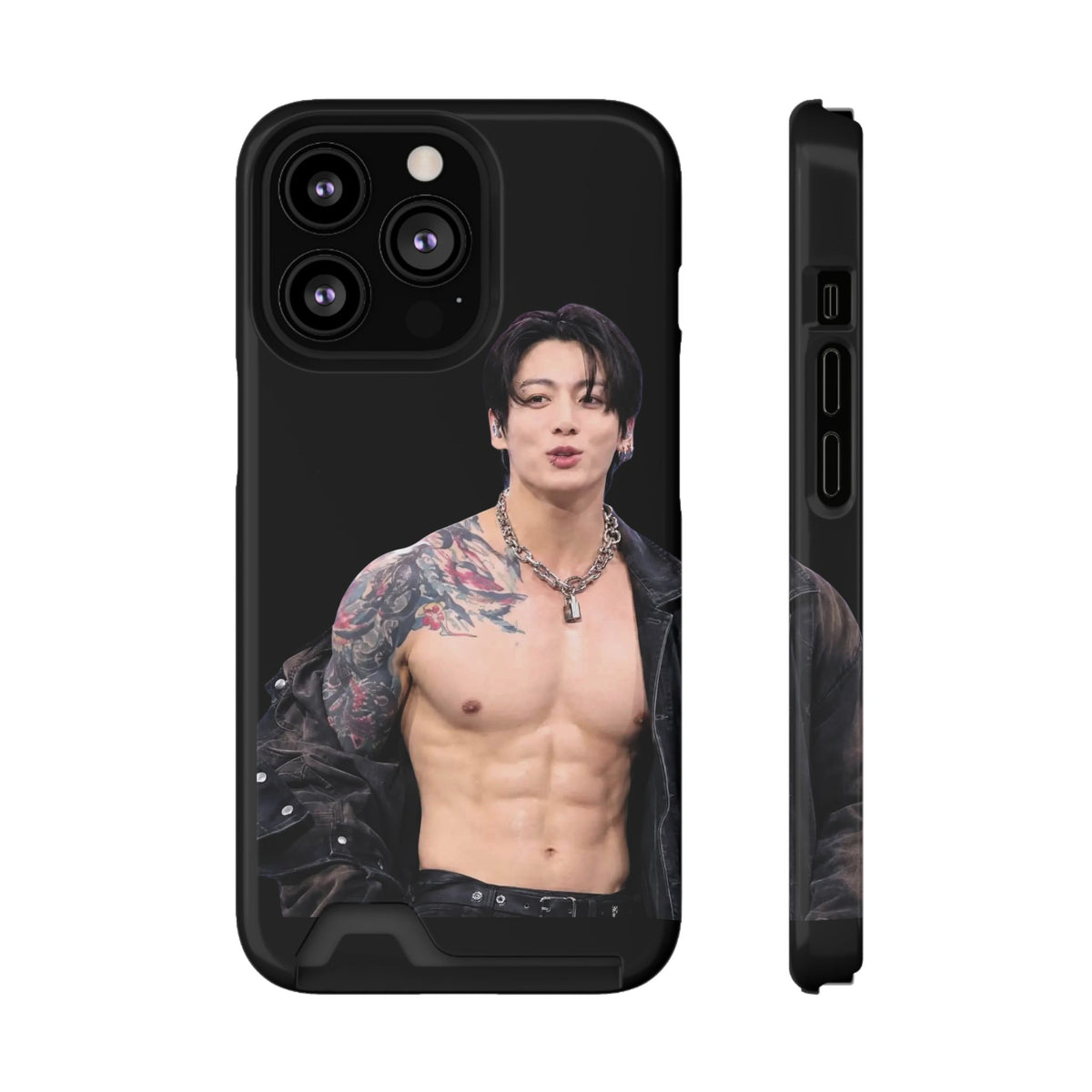 Jungkook in LA, I'm Jungshook! Phone Case With Card Holder