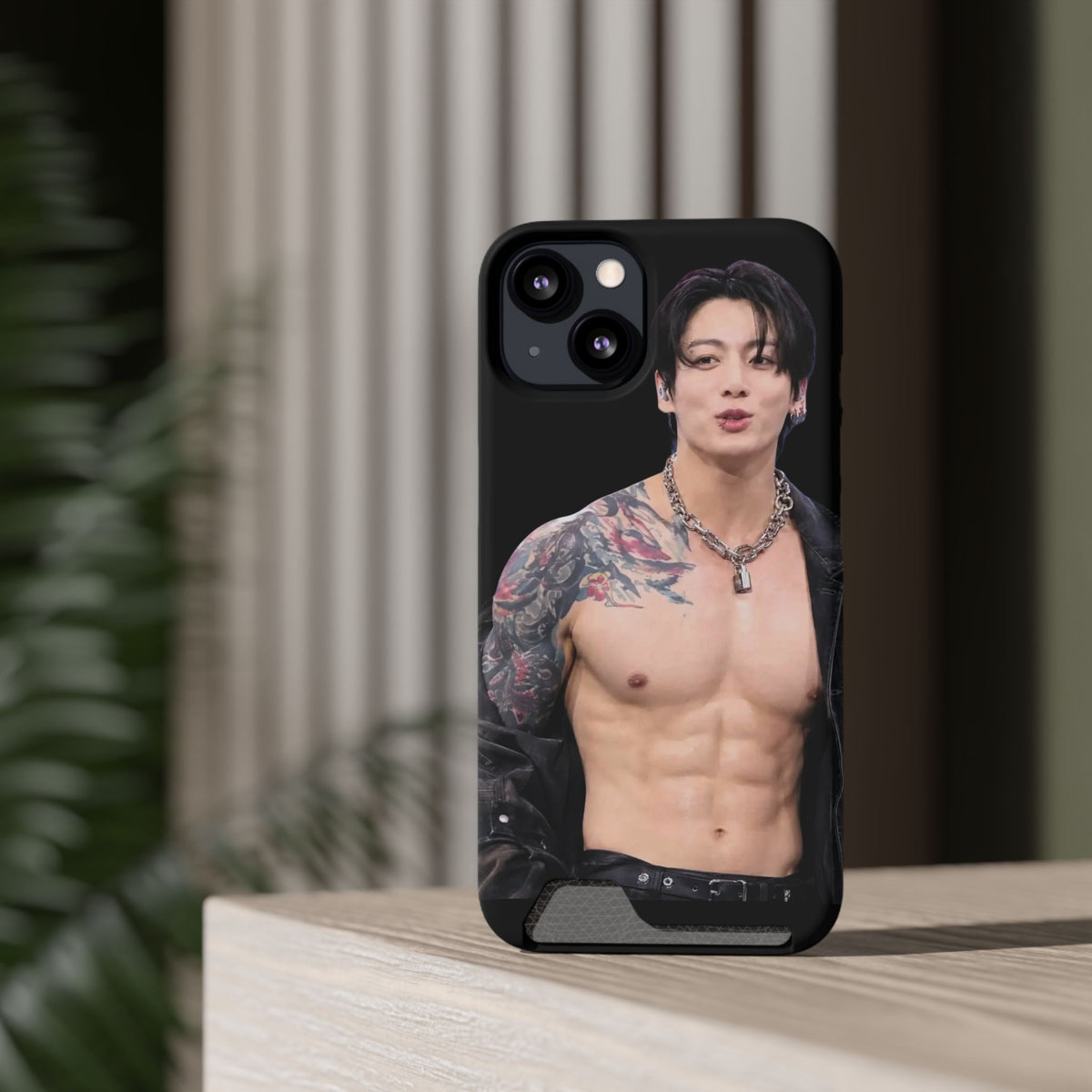 Jungkook in LA, I'm Jungshook! Phone Case With Card Holder