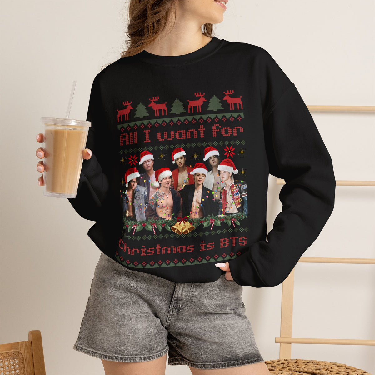 All I want for Christmas! Unisex Heavy Blend™ Crewneck Sweatshirt