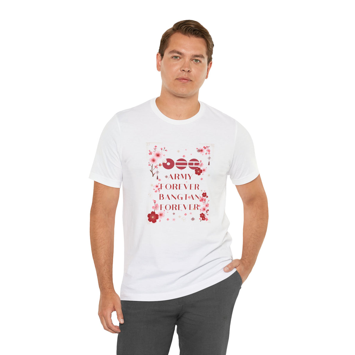 Apobangpo Forever K-pop inspired Unisex Jersey Short Sleeve Tee