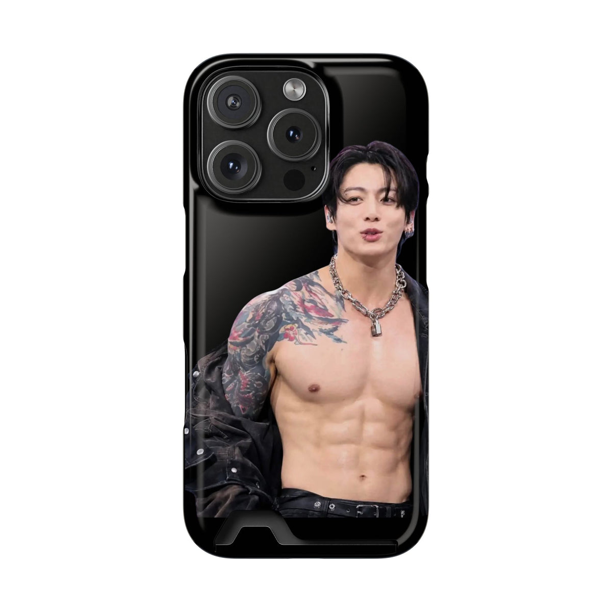 Jungkook in LA, I'm Jungshook! Phone Case With Card Holder