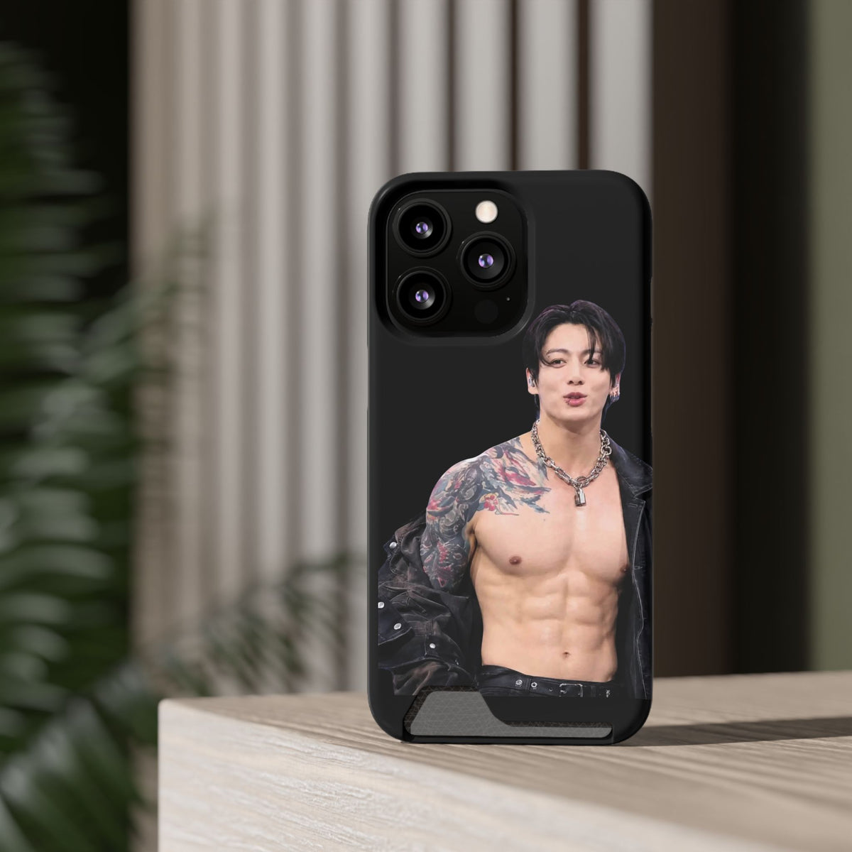 Jungkook in LA, I'm Jungshook! Phone Case With Card Holder