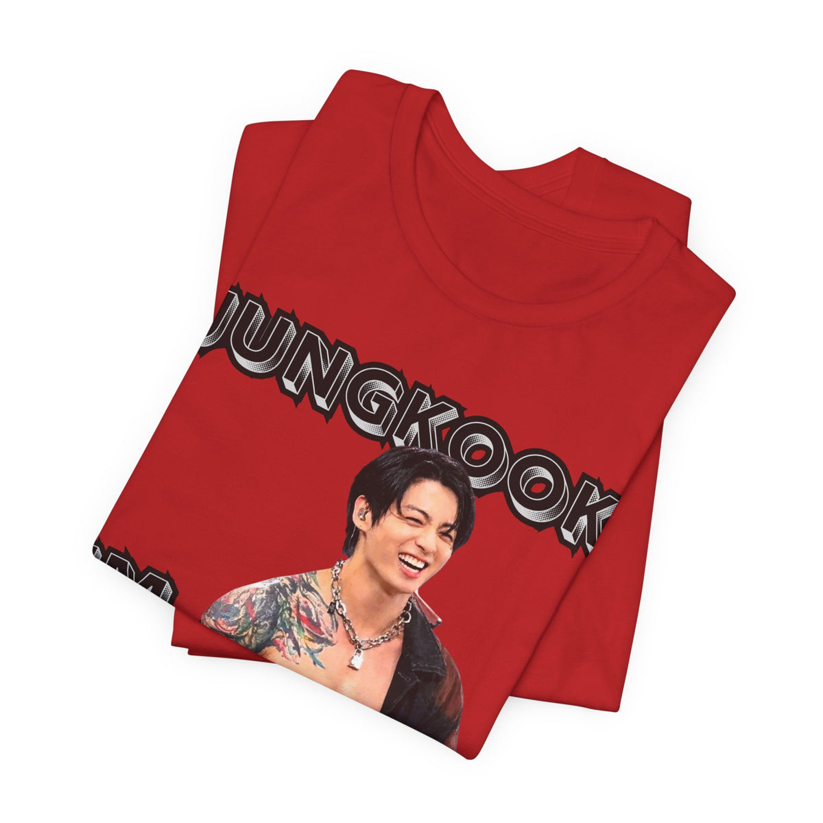 Jungkook Im Jungshook (no star background) Unisex Jersey Short Sleeve Tee