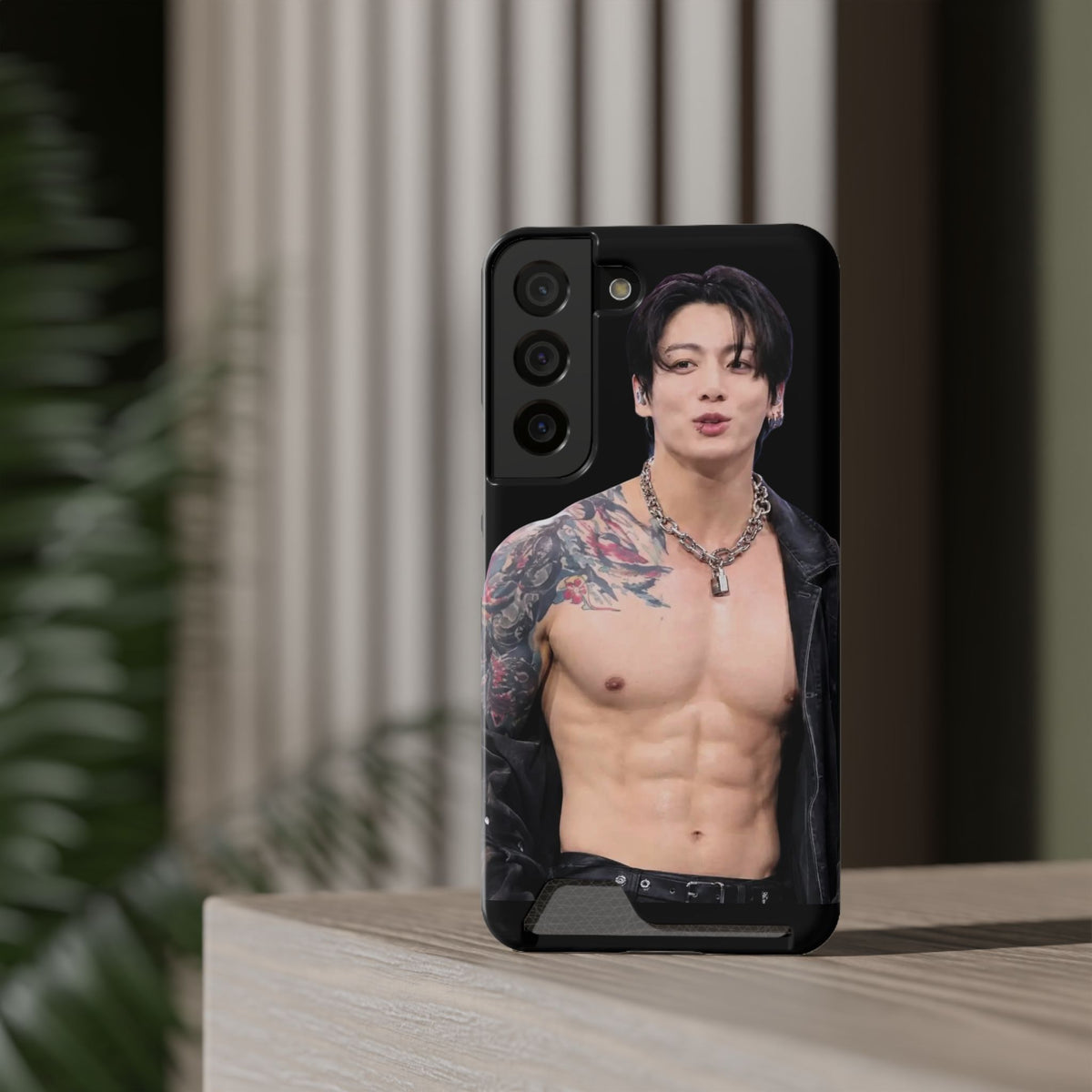 Jungkook in LA, I'm Jungshook! Phone Case With Card Holder