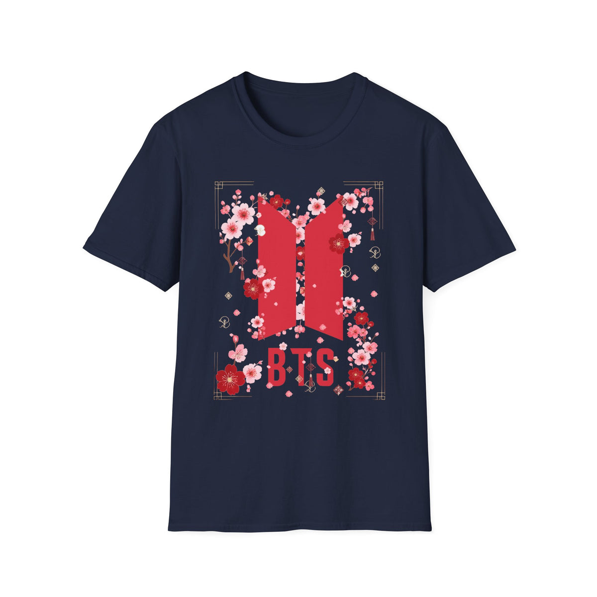 K-pop inspired Cherry Blossoms Unisex Softstyle T-Shirt