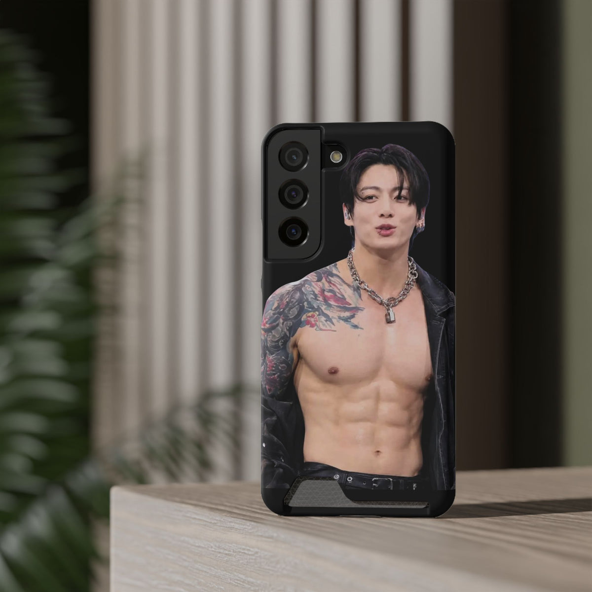 Jungkook in LA, I'm Jungshook! Phone Case With Card Holder