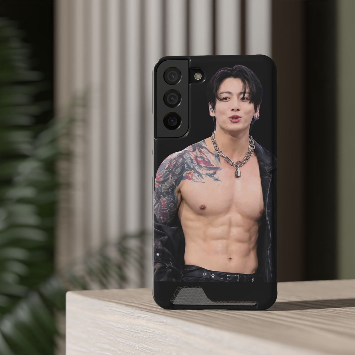 Jungkook in LA, I'm Jungshook! Phone Case With Card Holder