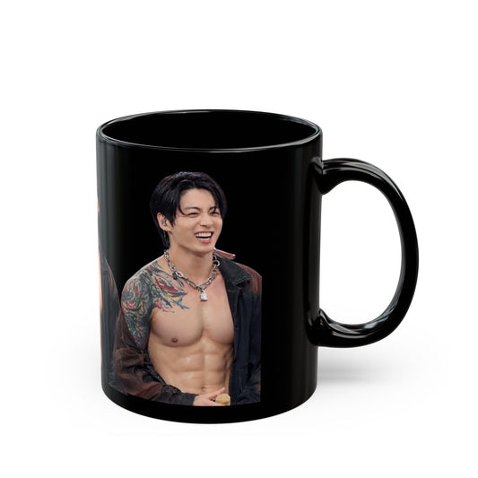 Jungkook Inspired Absolutely Jungshook Black Mug (11oz, 15oz)