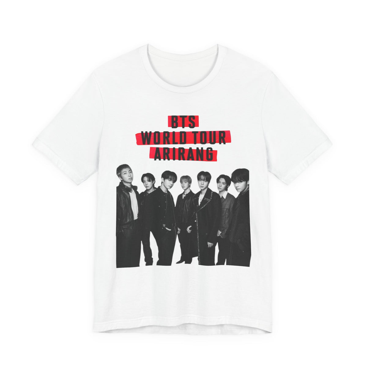Unofficial K-pop World Tour Unisex Jersey Short Sleeve Tee