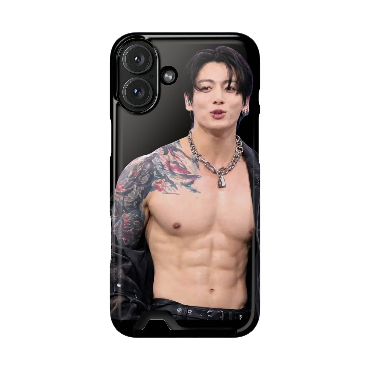 Jungkook in LA, I'm Jungshook! Phone Case With Card Holder