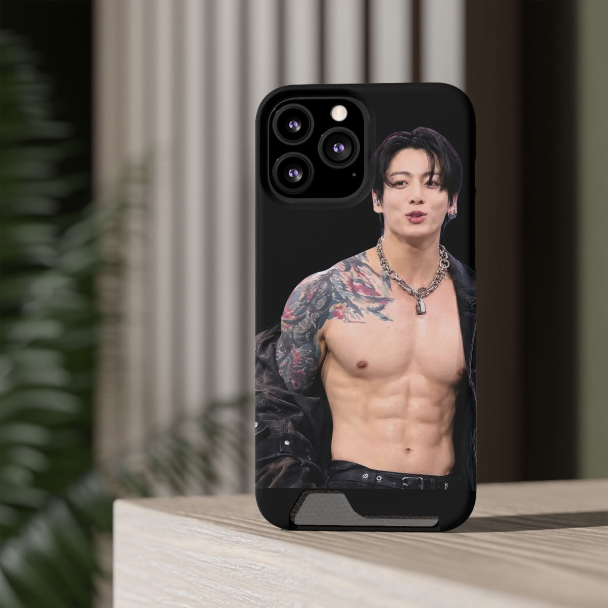 Jungkook in LA, I'm Jungshook! Phone Case With Card Holder