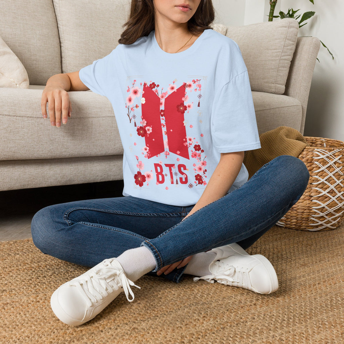 K-pop inspired Cherry Blossoms Unisex Softstyle T-Shirt