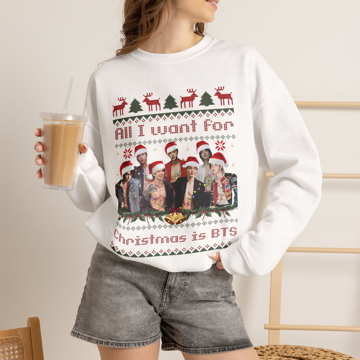 All I want for Christmas! Unisex Heavy Blend™ Crewneck Sweatshirt