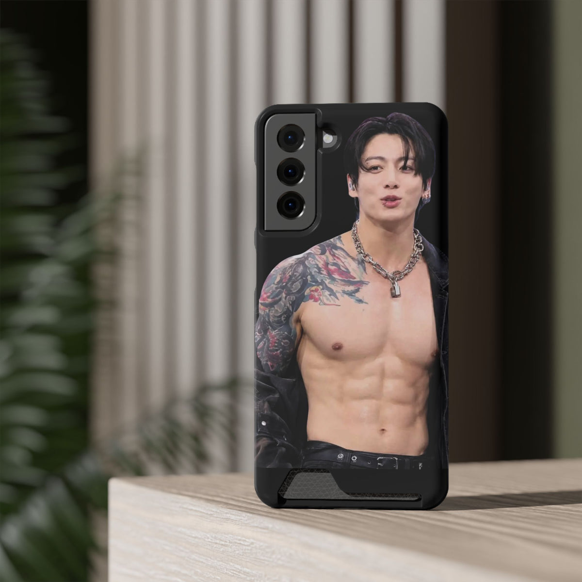 Jungkook in LA, I'm Jungshook! Phone Case With Card Holder
