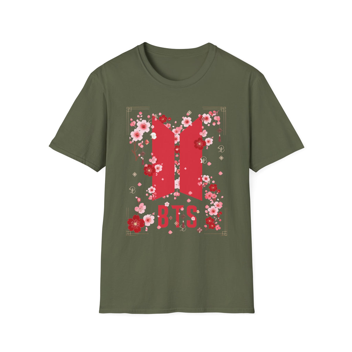 K-pop inspired Cherry Blossoms Unisex Softstyle T-Shirt