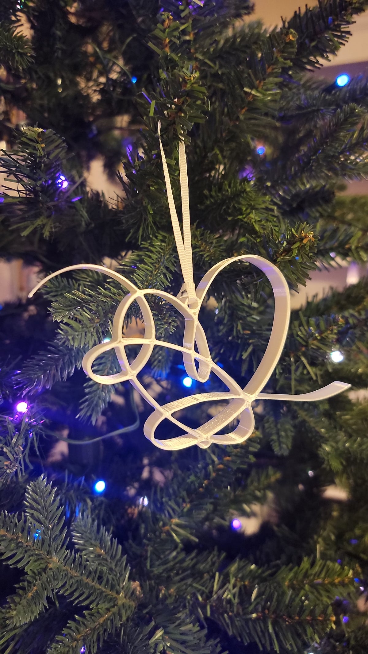 K-pop Inspired Heart Christmas Tree Ornament