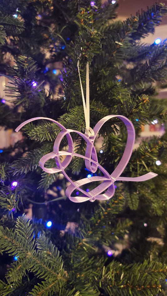 K-pop Inspired Heart Christmas Tree Ornament