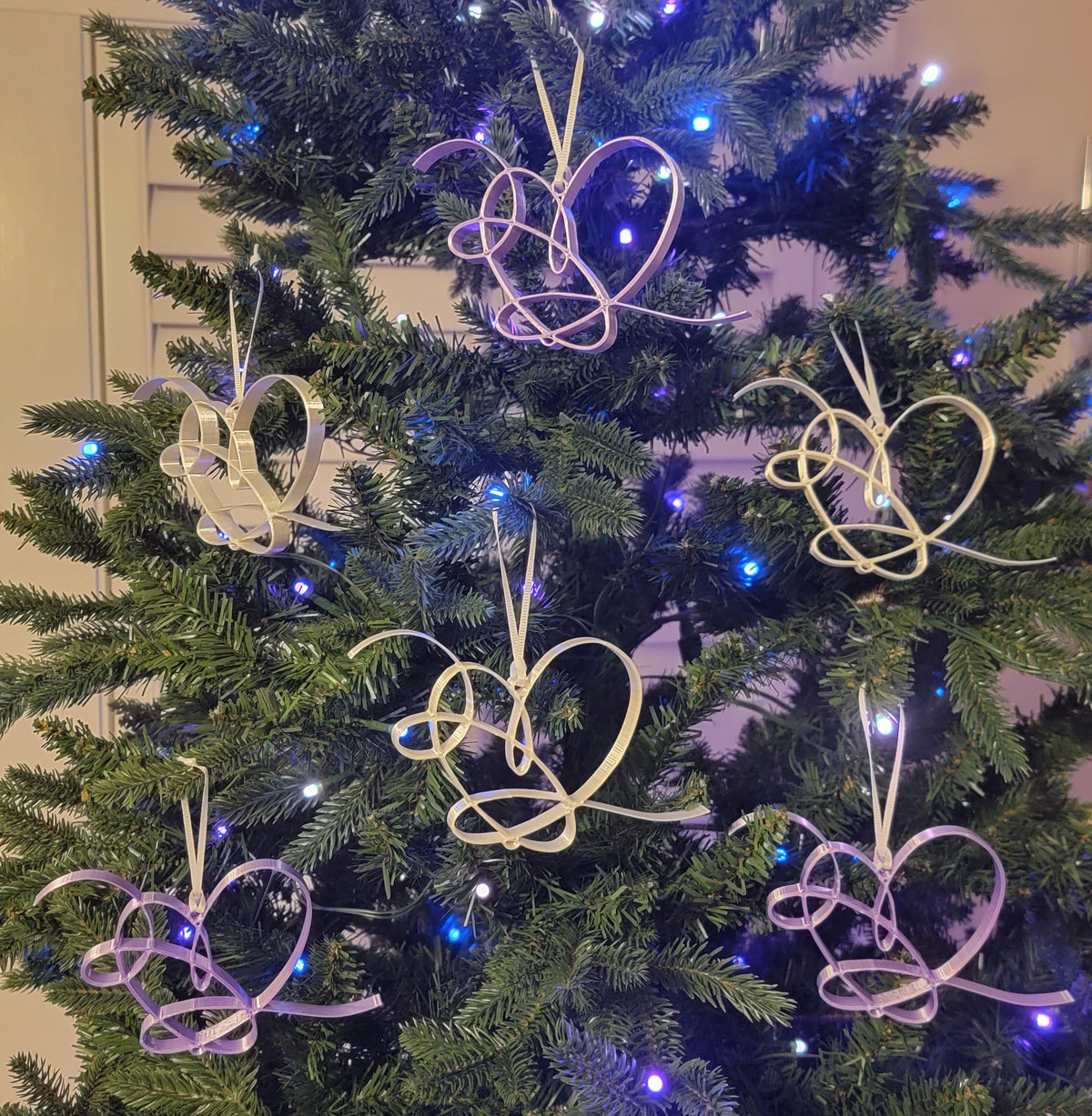 K-pop Inspired Heart Christmas Tree Ornament