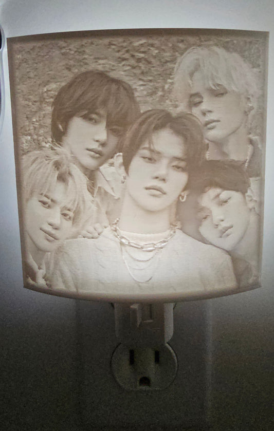 K-Pop Nightlight: TXT Inspired - Tomorrow X Together - group photo