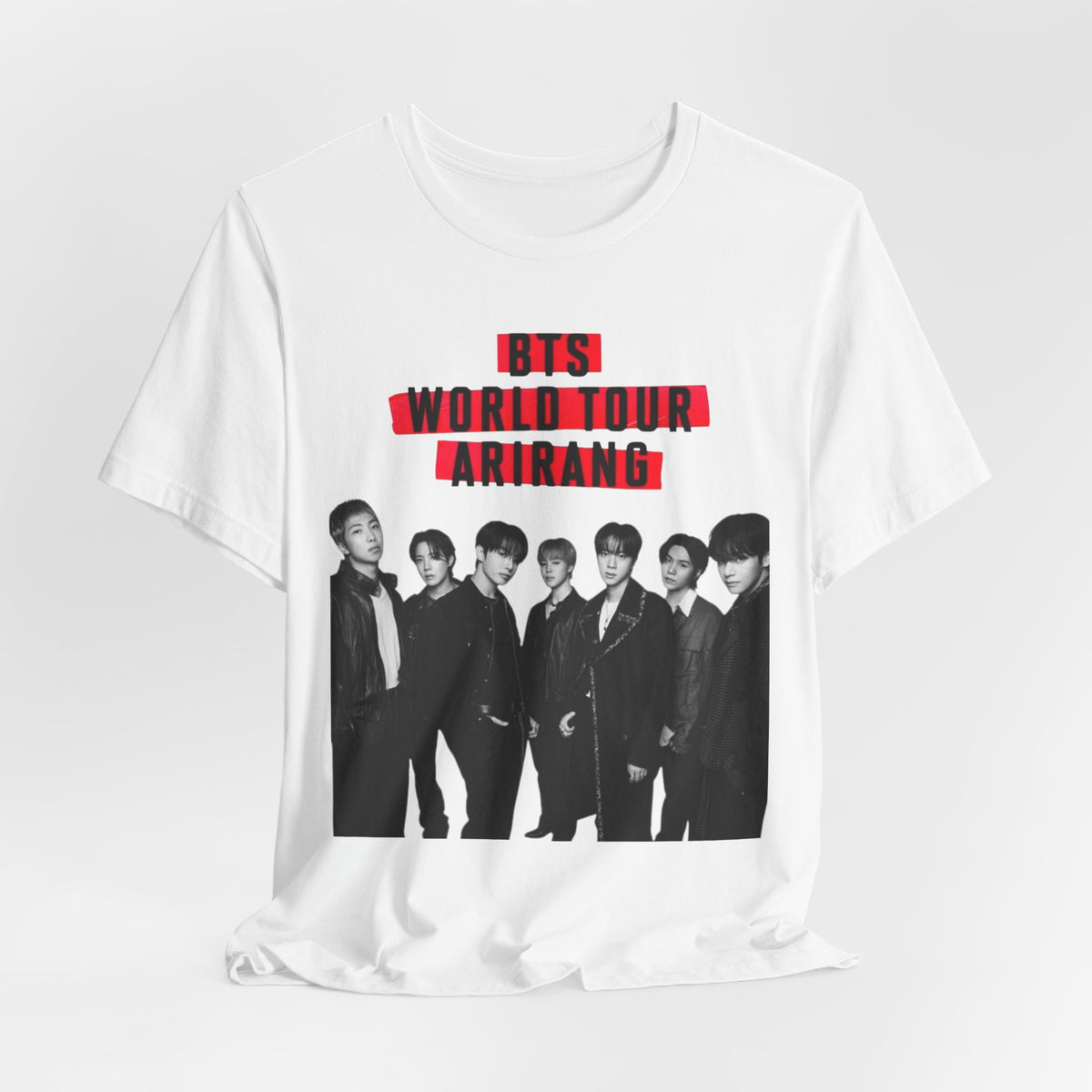 Unofficial K-pop World Tour Unisex Jersey Short Sleeve Tee