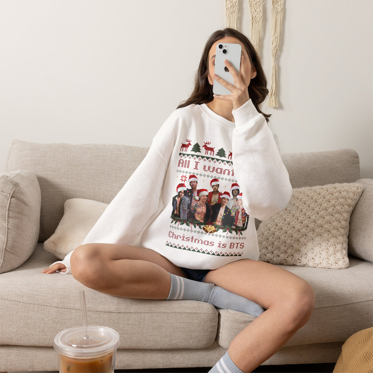 All I want for Christmas! Unisex Heavy Blend™ Crewneck Sweatshirt