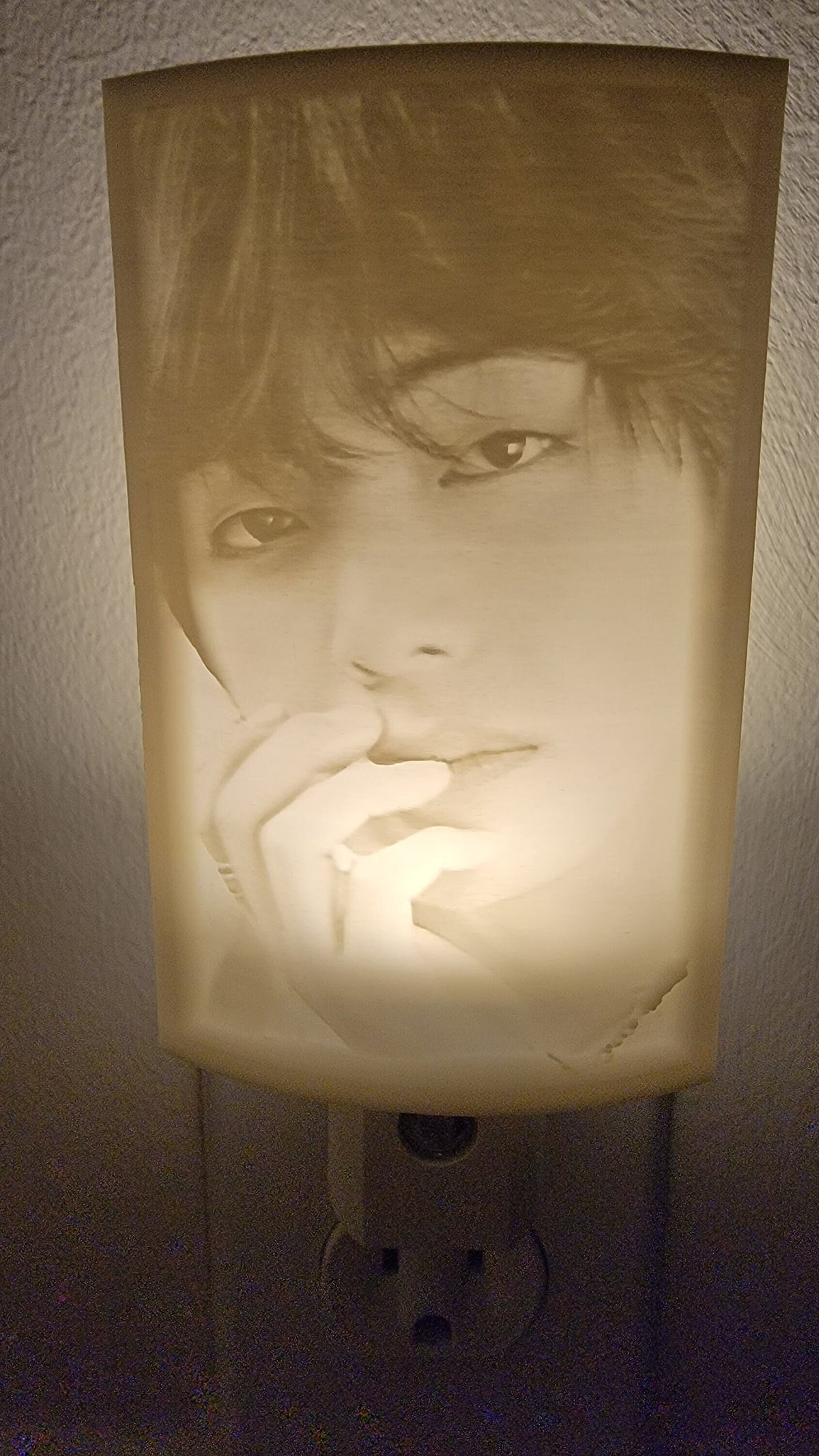 K-pop 3D Print Nightlight:  V Taehyung
