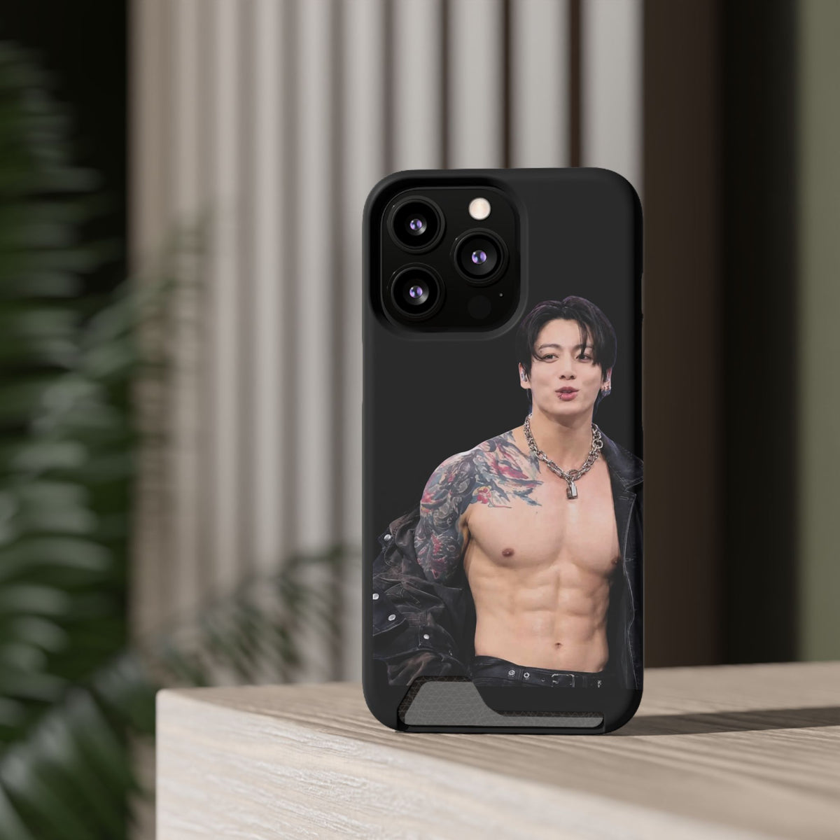 Jungkook in LA, I'm Jungshook! Phone Case With Card Holder