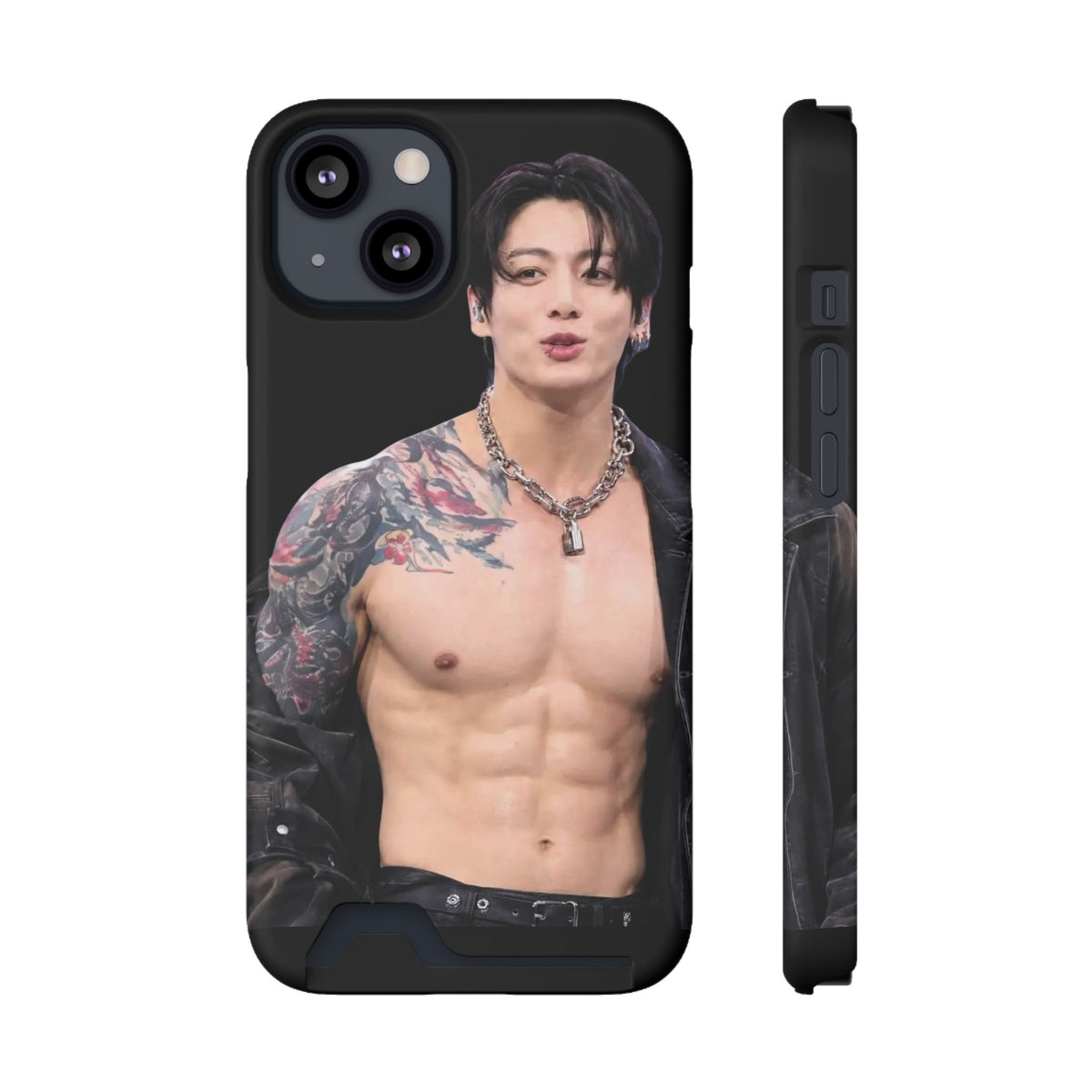 Jungkook in LA, I'm Jungshook! Phone Case With Card Holder