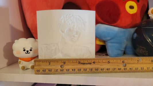 K-Pop - Jin - Lithophane 3d picture light