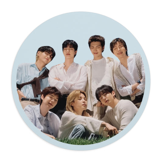 K-pop Inspired Group Family Photo 2026 Mouse Pad