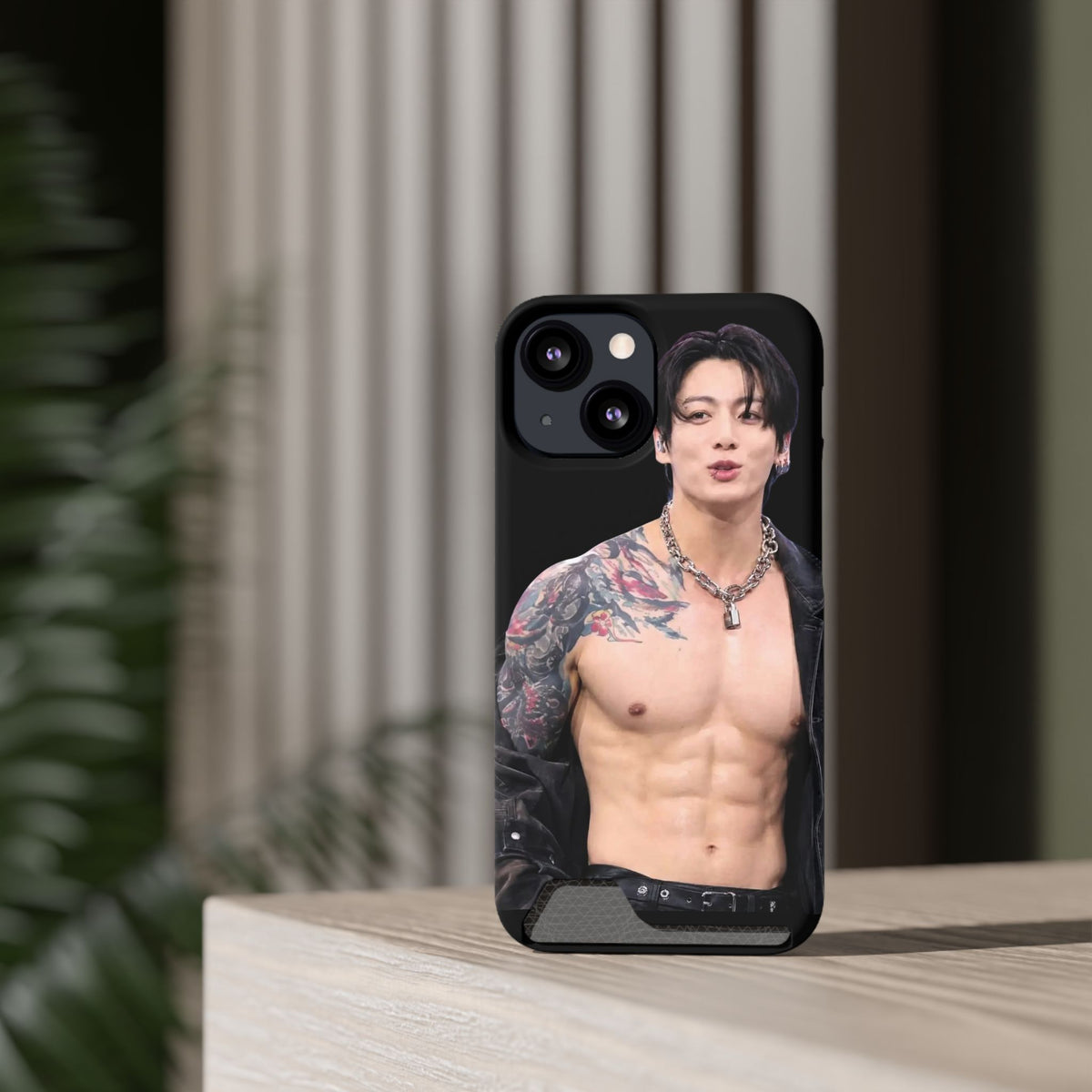 Jungkook in LA, I'm Jungshook! Phone Case With Card Holder