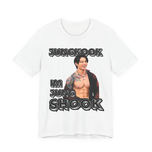 Jungkook Im Jungshook (no star background) Unisex Jersey Short Sleeve Tee