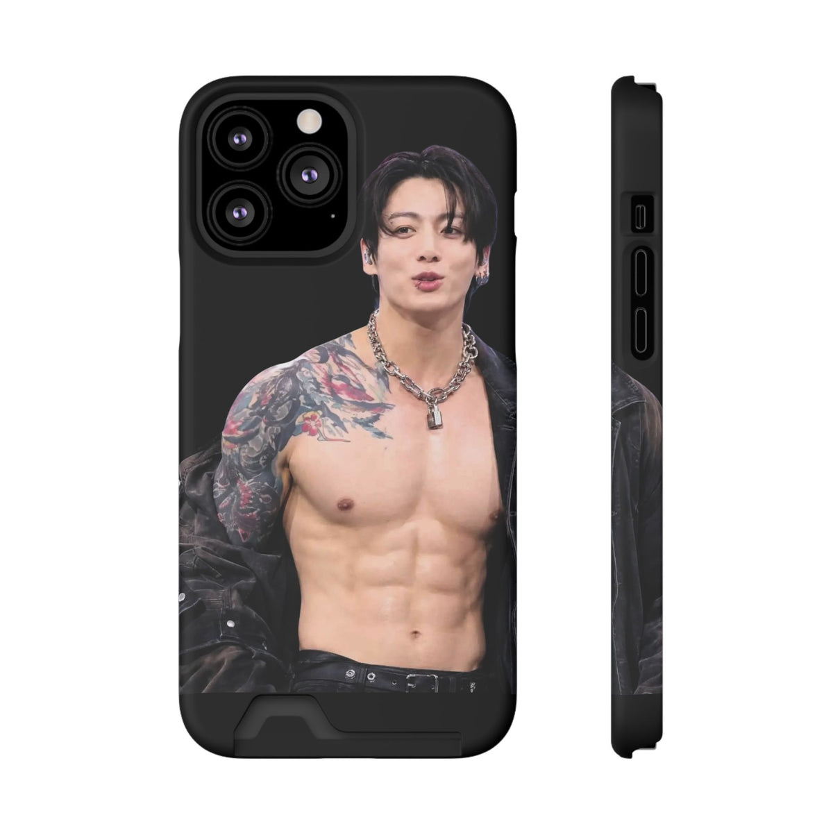 Jungkook in LA, I'm Jungshook! Phone Case With Card Holder