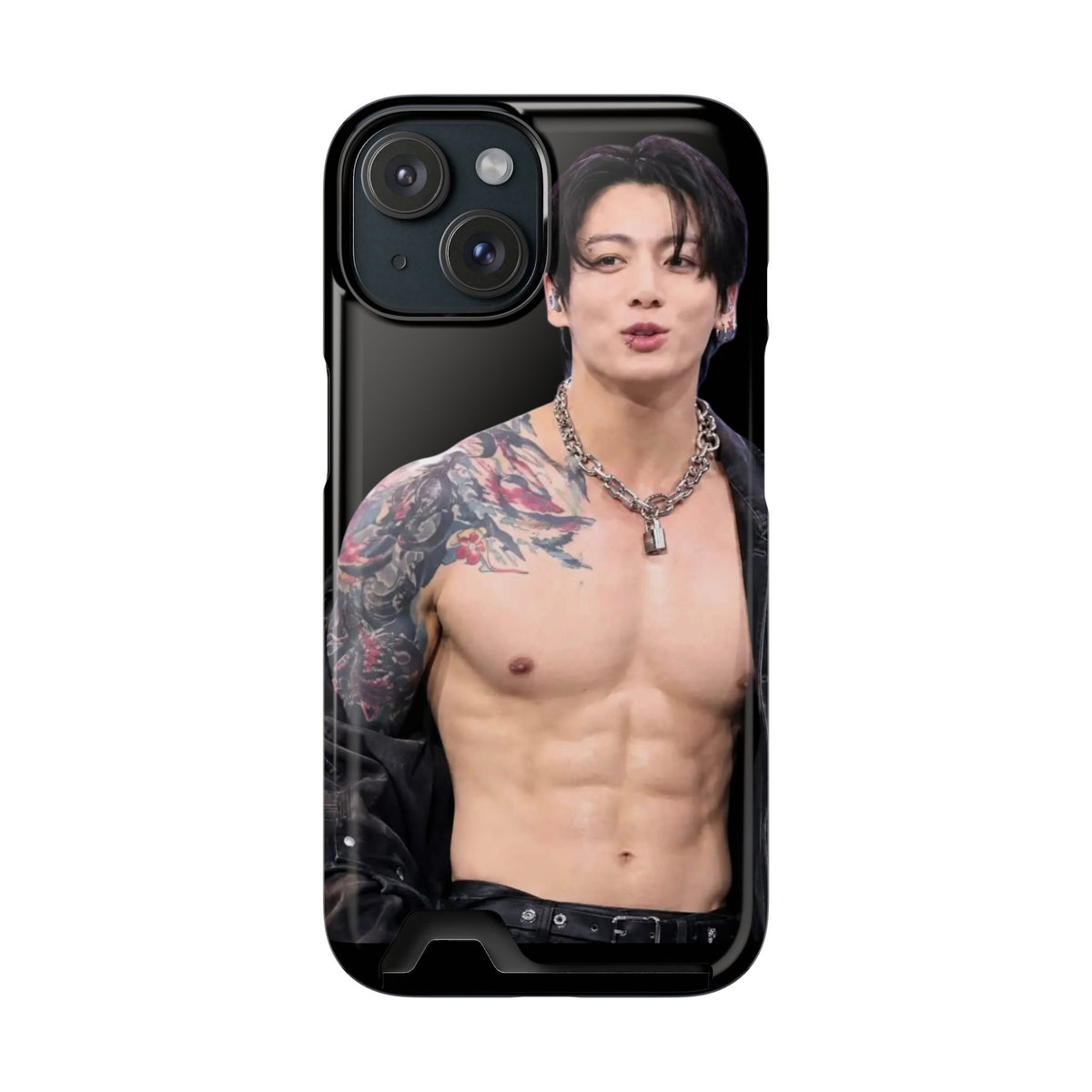 Jungkook in LA, I'm Jungshook! Phone Case With Card Holder