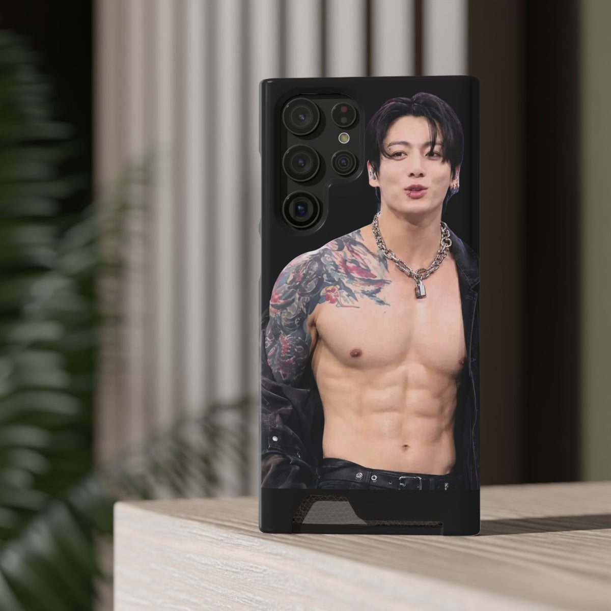 Jungkook in LA, I'm Jungshook! Phone Case With Card Holder